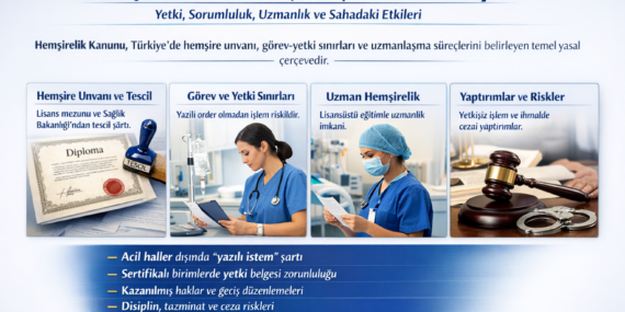 Hemşirelik Kanunu (6283) Nedir? Hemşire Unvanı, Görev-Yetki Sınırları, Uzman Hemşirelik ve Uygulamadaki Kritik Noktalar
