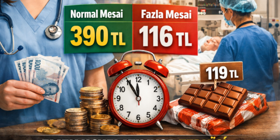 Hemşirelerin Fazla Mesai Ücretleri Tartışma Yarattı: “Emek Ucuzlatılıyor” Tepkisi