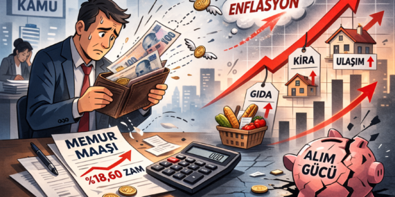 Memur Zammı Daha Cebe Girmeden Eridi: Enflasyon Artışı Maaş Zamlarını Gölgeledi