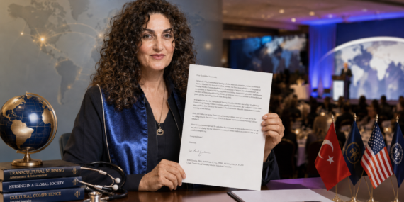 Prof. Dr. Gülbu Tanrıverdi’ye Uluslararası Hemşirelik Alanında Prestijli FTNSS Unvanı