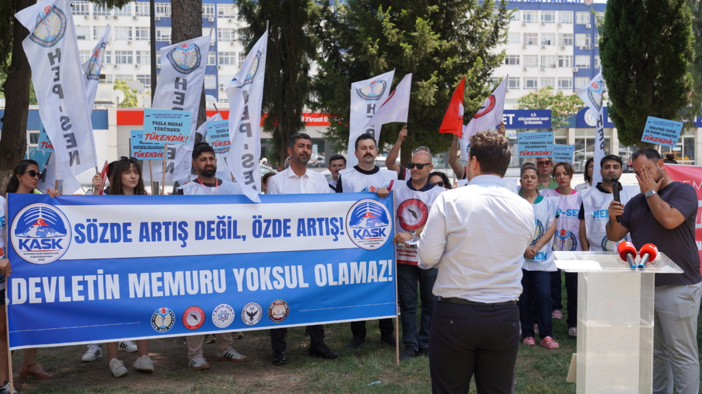 KASK'tan Memur Zammına Türkiye Genelinde Tepki