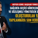 ŞİMŞEK: Geçici Görevlendirmeler ve Sözleşmeli Yöneticilik Sistemi Sona Erdirilmeli