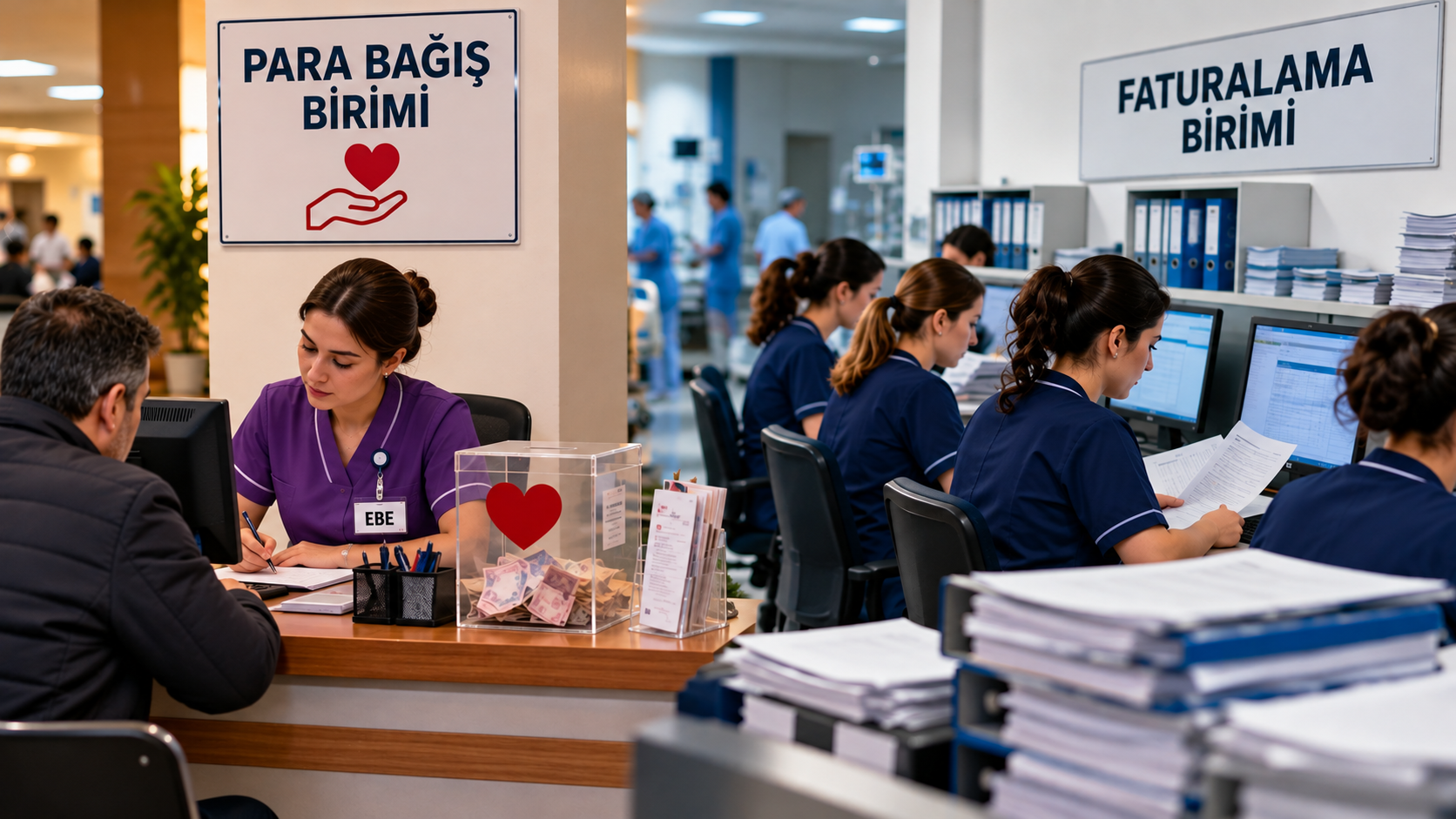 Pamukkale Üniversitesi Hastanelerinde Para Bağışı Biriminde Ebe Ne İş Yapar?
